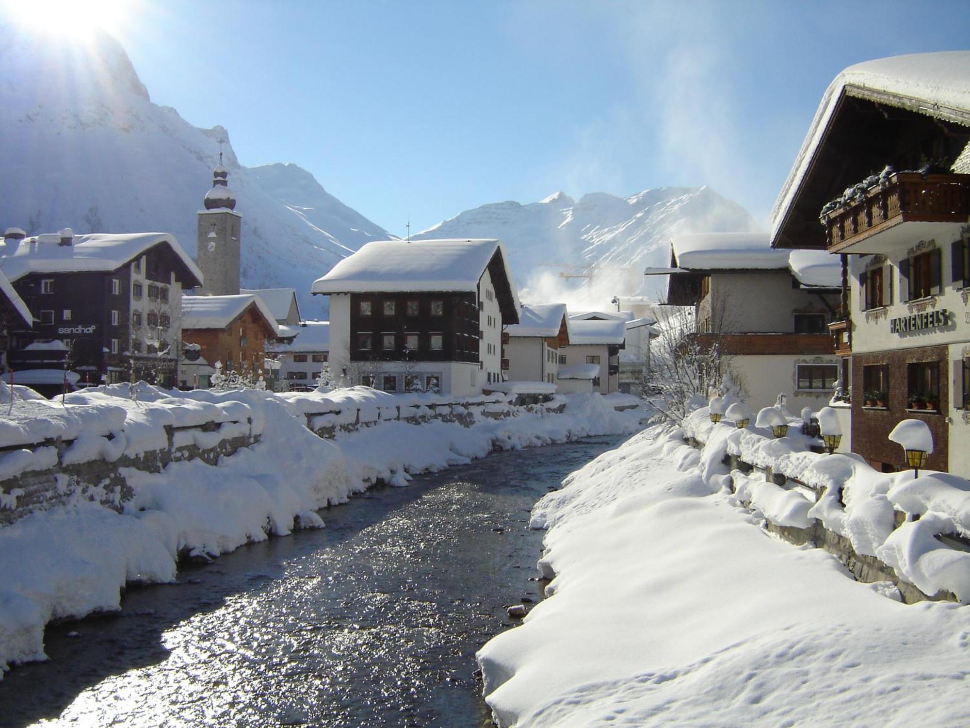 Pension Hartenfels Lech am Arlberg Exteriör bild