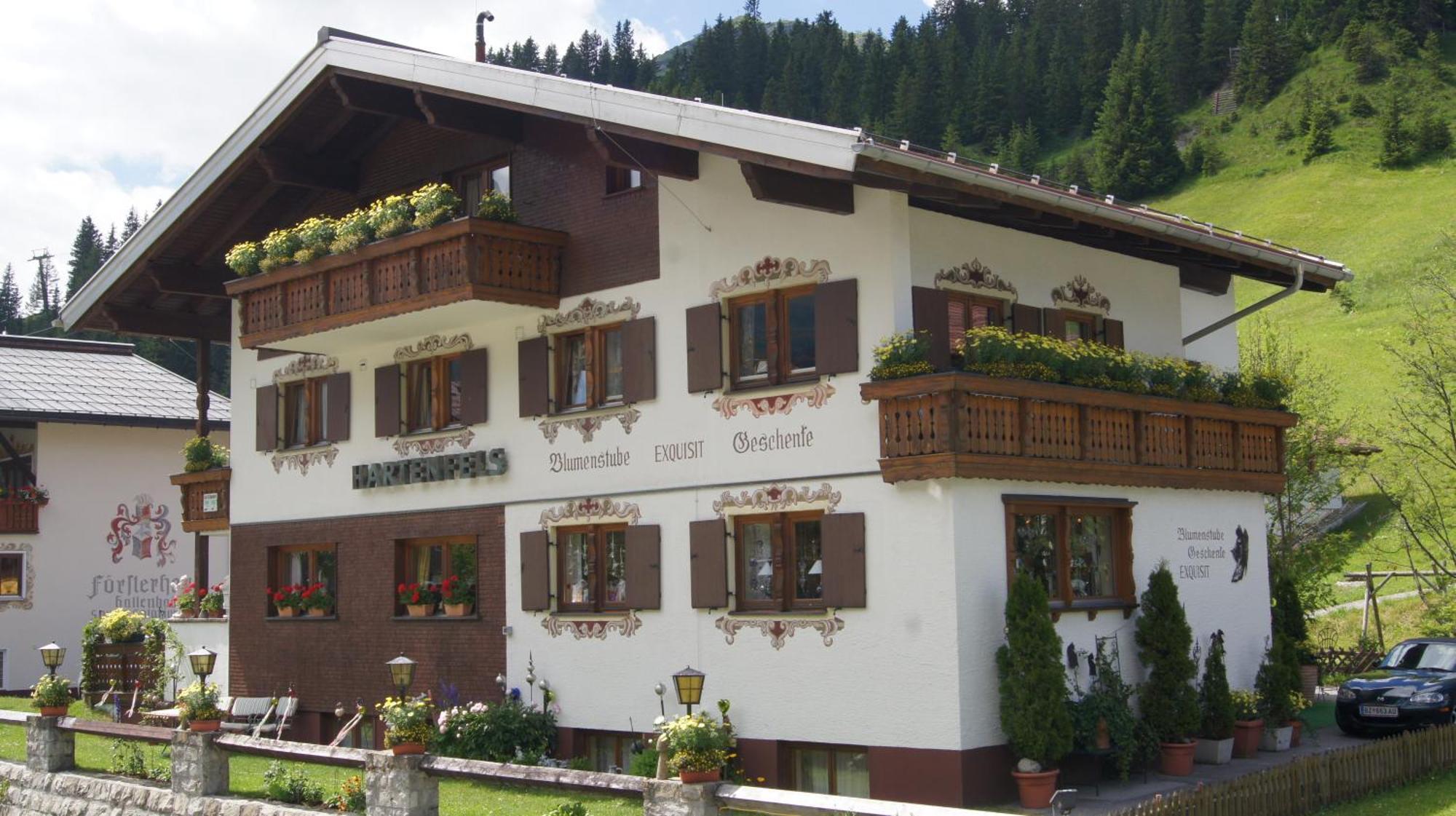 Pension Hartenfels Lech am Arlberg Exteriör bild