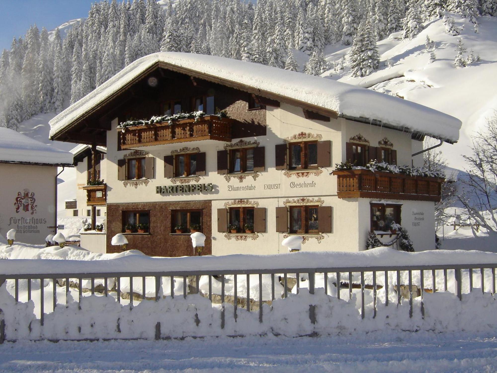 Pension Hartenfels Lech am Arlberg Exteriör bild